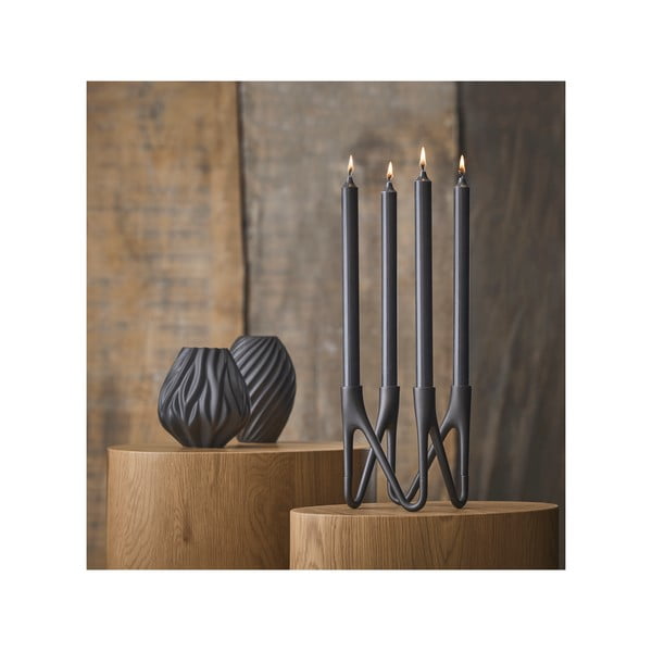 River fekete porcelán váza, magasság 16 cm - Morsø-image-4