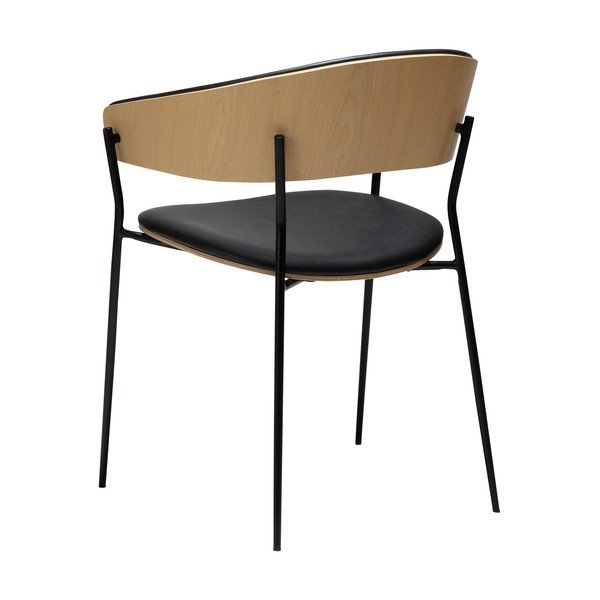Fekete karfás étkezőszék Crib – DAN-FORM Denmark-image-3