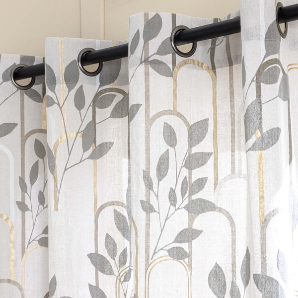 Szürke függöny 140x240 cm Roseris – douceur d'intérieur-image-2