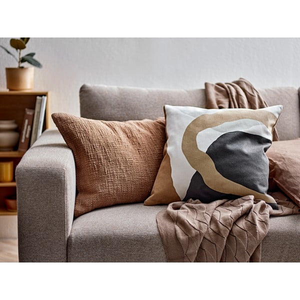 Barna kötött takaró 130x170 cm Gentle – Södahl-image-1