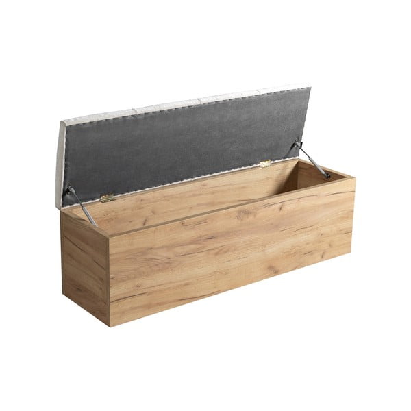 Világosszürke-natúr színű pad Kumo – Bobochic Paris-image-2