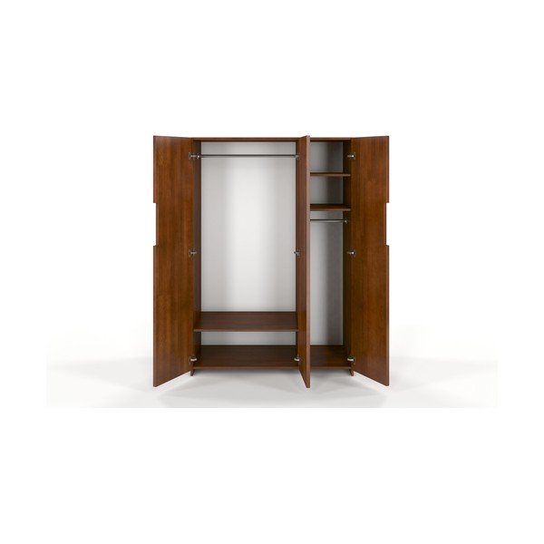 Bergman barna bükkfa ruhásszekrény, 128 x 180 cm - Skandica-image-1