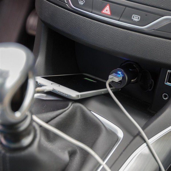 Autós töltő, 2 USB porttal - XD Design-image-1