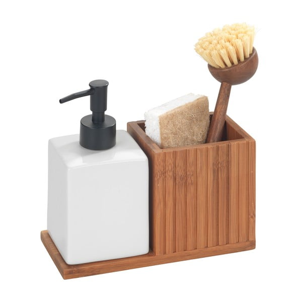 Natúr színű bambusz mosogatóeszköz tartó Mera – Wenko-image-4