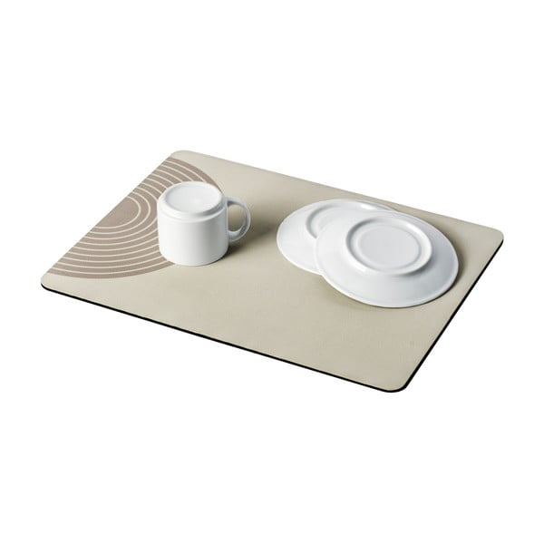 Bézs gumi edénycsepegtető alátét 40x30 cm Dima – Wenko