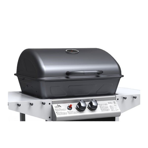 Party Point Flame Tamer gurulós kerti gáz grillsütő - Cattara-image-1