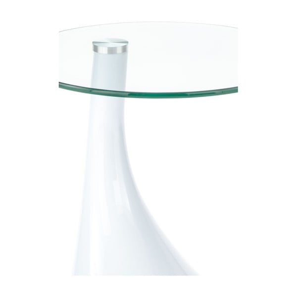 Kerek tárolóasztal üveg asztallappal ø 45 cm Pop - Tomasucci-image-1