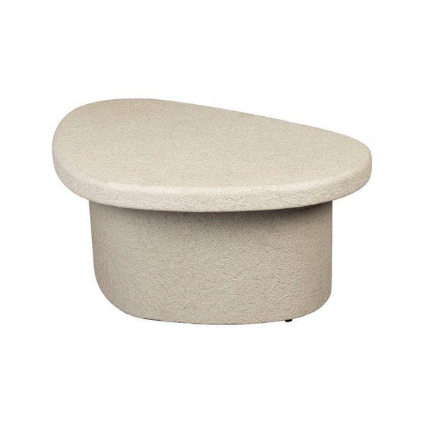 Bézs dohányzóasztal márvány dekorral 49x74 cm Veda – Dutchbone-image-2