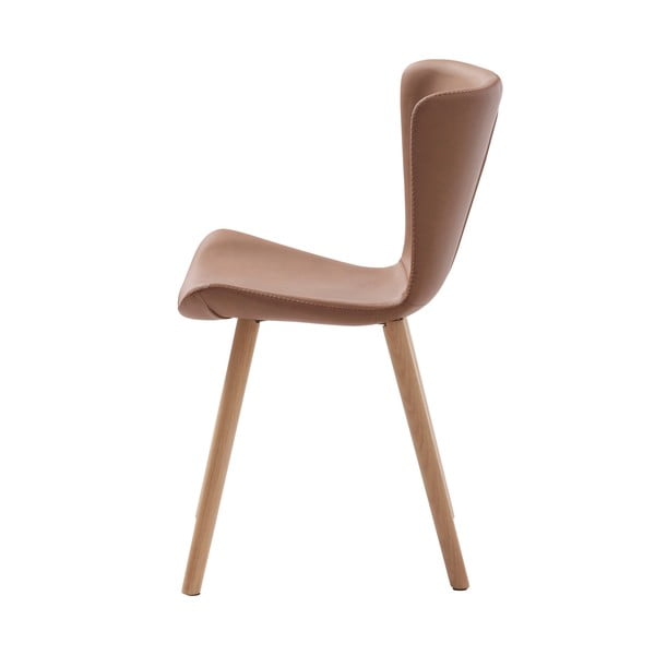 Barna fém étkezőszék szett 2 db-os Teslin – Unique Furniture-image-3