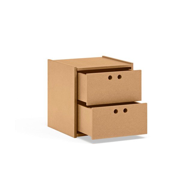 Natúr színű éjjeliszekrény Wally – Teulat-image-2