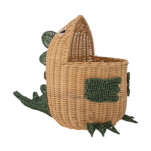 Natúr színű rattan játéktároló kosár 37x57x48 cm Eddi – Bloomingville Mini