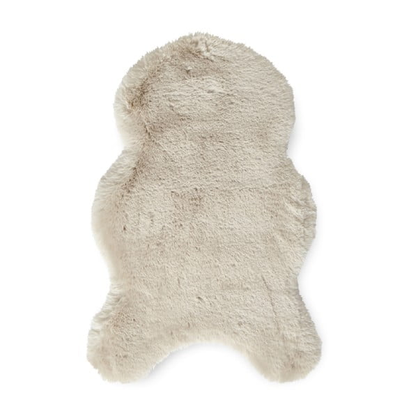 Krémszínű szintetikus szőrme szőnyeg 60x90 cm Super Teddy – Think Rugs