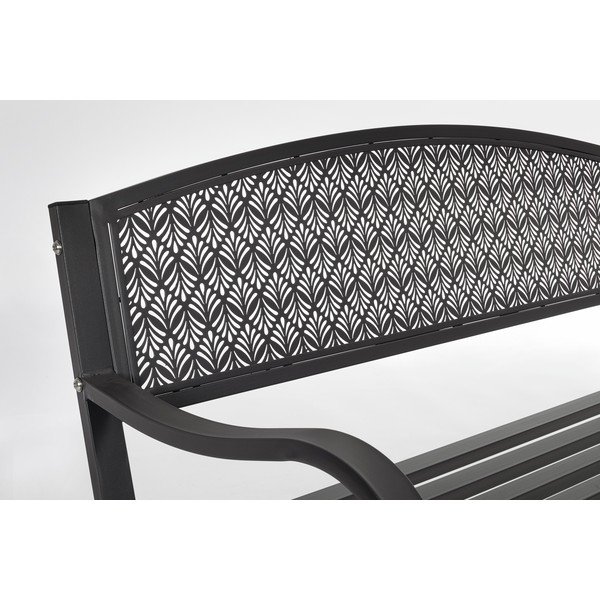 Antracitszürke fém kerti pad Lizette – Bizzotto-image-3