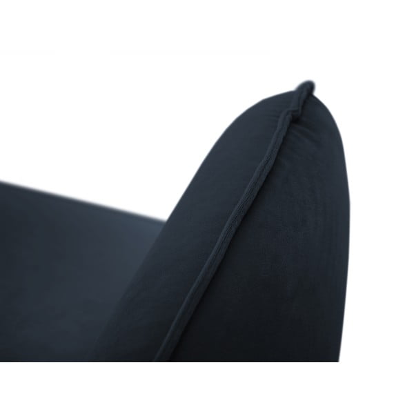 Sötétkék bársony fotel Vienna – Cosmopolitan Design-image-4