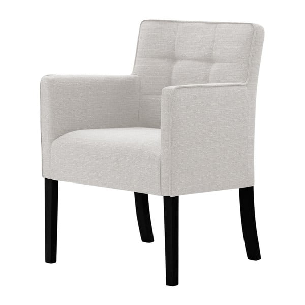 Freesia krémszínű bükkfa szék, fekete lábakkal - Ted Lapidus Maison