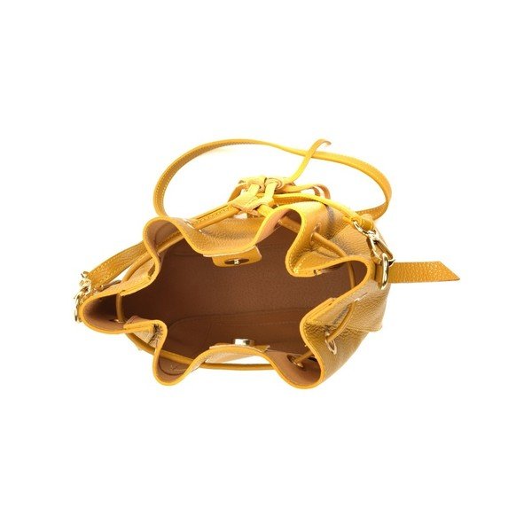 Jessie sárga bőr válltáska - Carla Ferreri-image-4