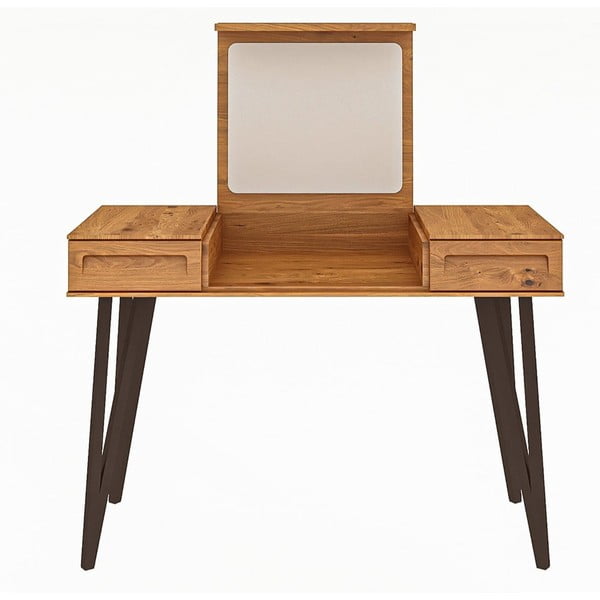 Tölgyfa fésülködőasztal 120x53 cm Golo - The Beds-image-2