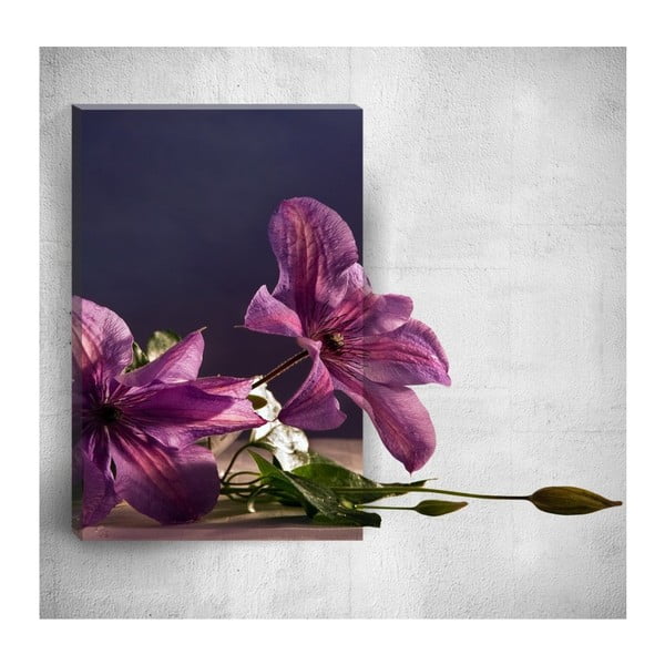Flowers On Table 3D fali kép, 40 x 60 cm - Mosticx