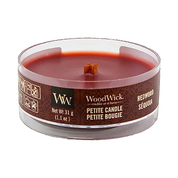Petite szantálfa illatú gyertya, égési idő 8 óra - WoodWick