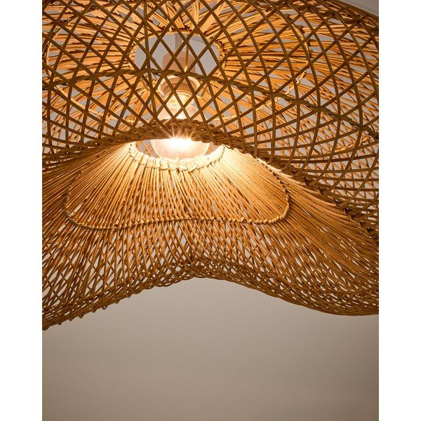 Natúr színű rattan lámpabúra 58x85 cm Isora – Kave Home-image-3