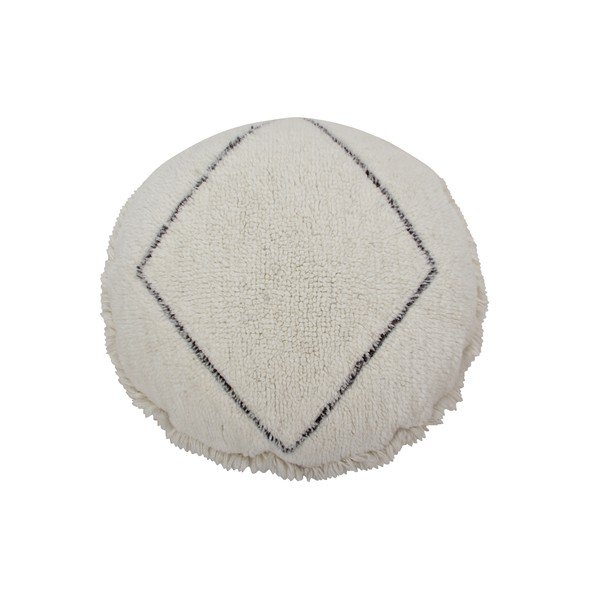 Fehér gyapjú puff Berber Soul – Lorena Canals-image-3