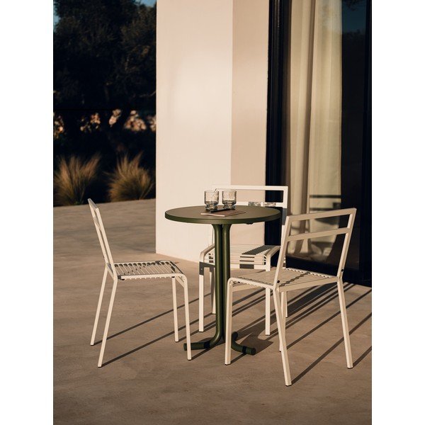 Fém kerek kerti étkezőasztal ø 59 cm Nokk – noo.ma-image-1