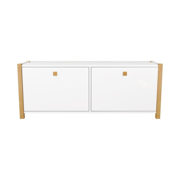 Hannover fehér cipőtartó paddal - Woodman-image-2