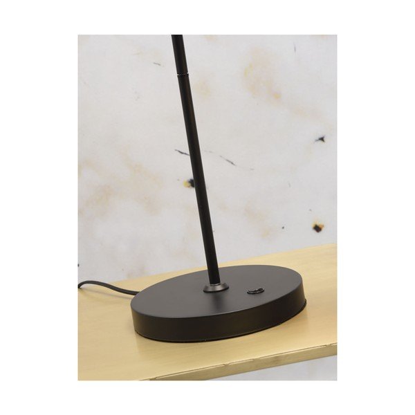 Fekete asztali lámpa fém búrával (magasság 55 cm) Lyon – it's about RoMi-image-2