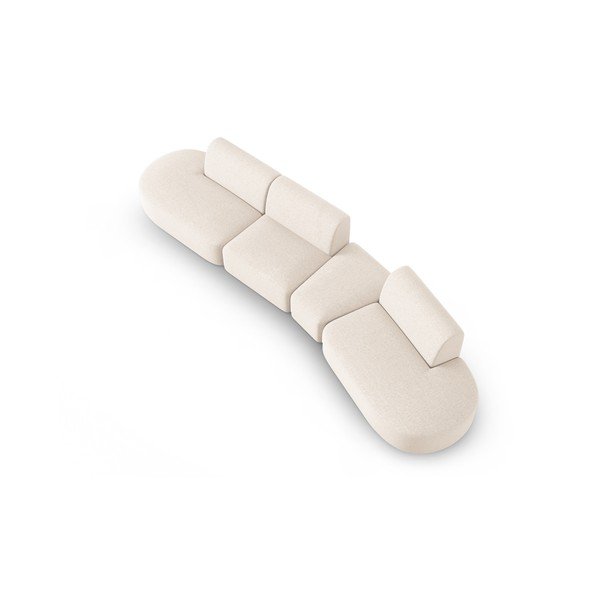 Krémszínű kanapé 412 cm Shane – Micadoni Home-image-3
