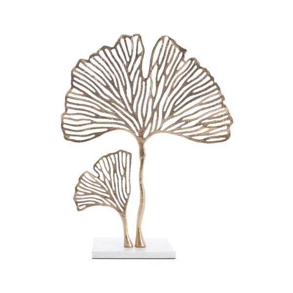 Fém szobor (magasság 48 cm) Leaf – Light & Living