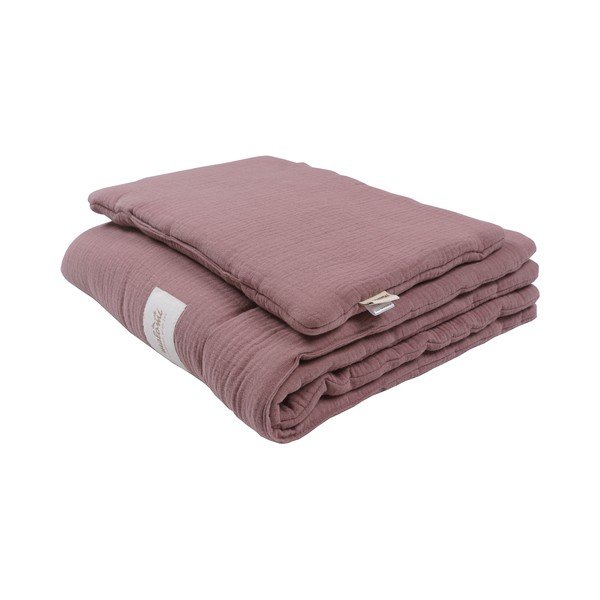 Sötétlila babaágynemű szett – Malomi Kids-image-2