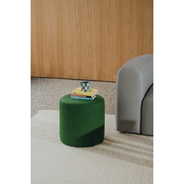 Zöld gyapjú puff Folk – noo.ma-image-2