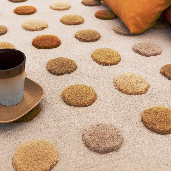 Sárga kézi szövésű gyapjú szőnyeg 160x230 cm Dotty – Asiatic Carpets-image-2