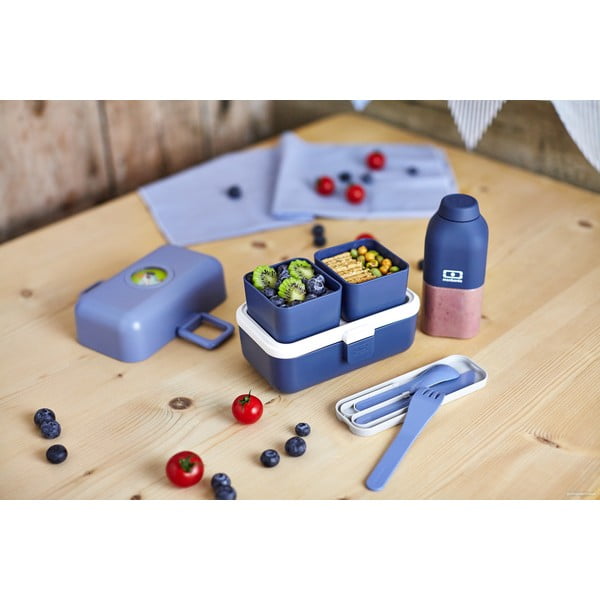 Pocket 3 részes kék utazó evőeszköz szett - Monbento-image-4