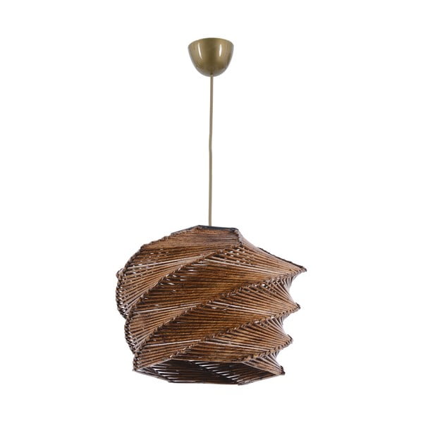 Világosbarna függőlámpa ø 32 cm Ruche – Opviq lights-image-2