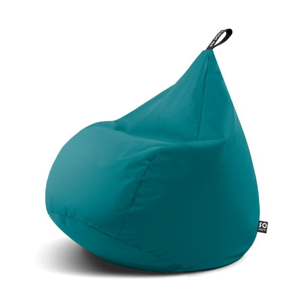 Türkiz babzsákfotel Drop L – So Soft?