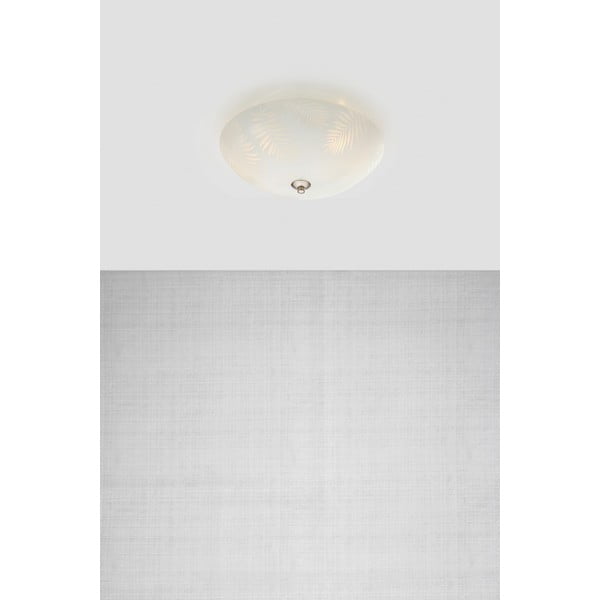 Fehér mennyezeti lámpa üveg búrával ø 43 cm Blad – Markslöjd-image-1