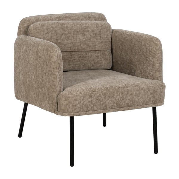 Bézs zsenília fotel Bind – Ixia