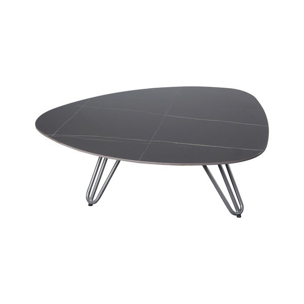 Kerti dohányzóasztal kő asztallappal 88x110 cm Alina – Garden Pleasure