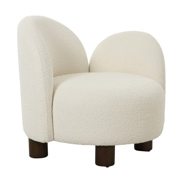 Fehér buklé fotel Honolulu – House Nordic-image-2