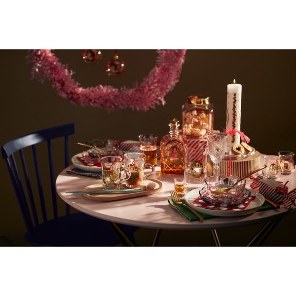 Üveg kézzel fújt karácsonyfadísz ø 8 cm Annual Christmas Bauble 2025 – Holmegaard-image-4