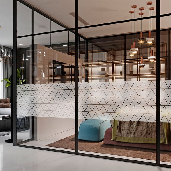 Matrica szett ablakra 100 db-os 10x10 cm Triangle – Ambiance-image-4