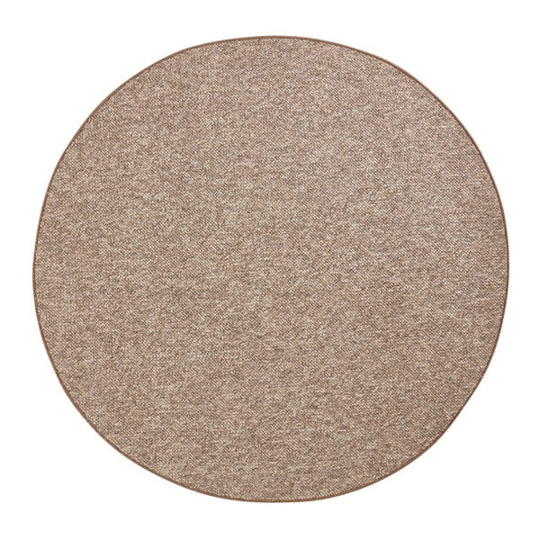 Wolly barna kerek szőnyeg, ⌀ 133 cm - BT Carpet