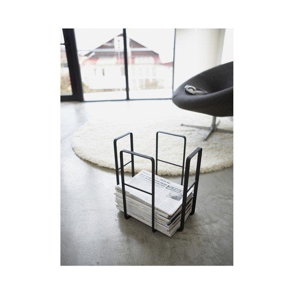 Tower fekete újságtartó állvány - YAMAZAKI-image-1