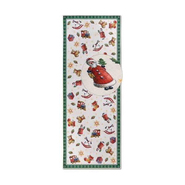 Zöld futószőnyeg karácsonyi mintával 80x200 cm Green Christmas – Villeroy&Boch