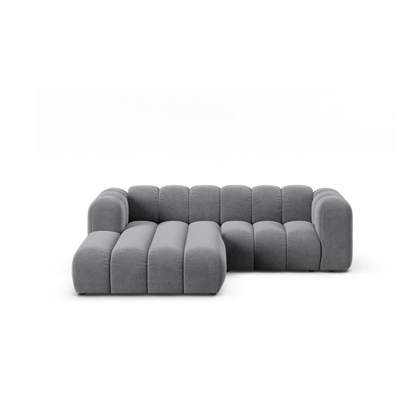 Világosszürke sarokkanapé (bal oldali) Lupine – Micadoni Home