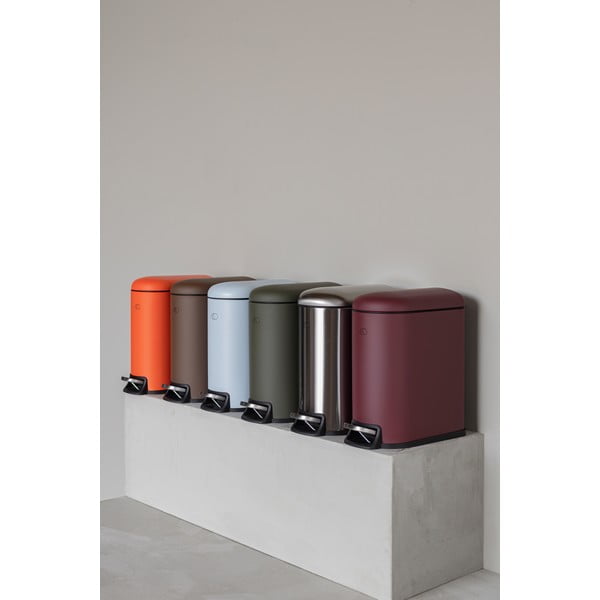 Sötétlila fém pedálos szemetes 5 l Mini Walther – Mette Ditmer Denmark-image-2