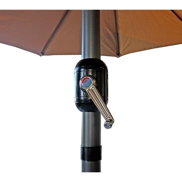 Szürke napernyő 265x460 cm – Garden Pleasure-image-3