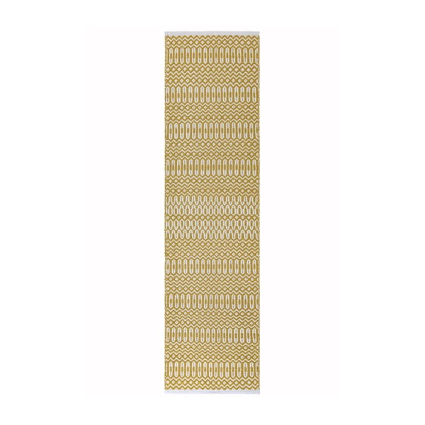 Halsey fehér-sárga futószőnyeg, 66 x 240 cm - Asiatic Carpets
