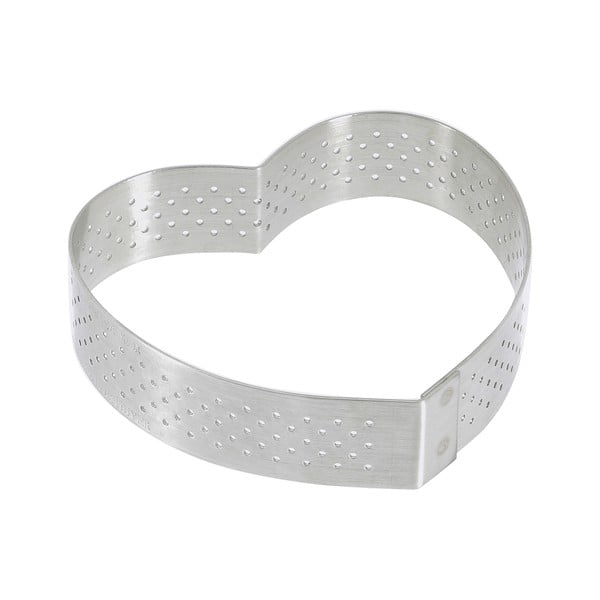 Heart Ring rozsdamentes acél sütőforma, ø 8 cm - de Buyer